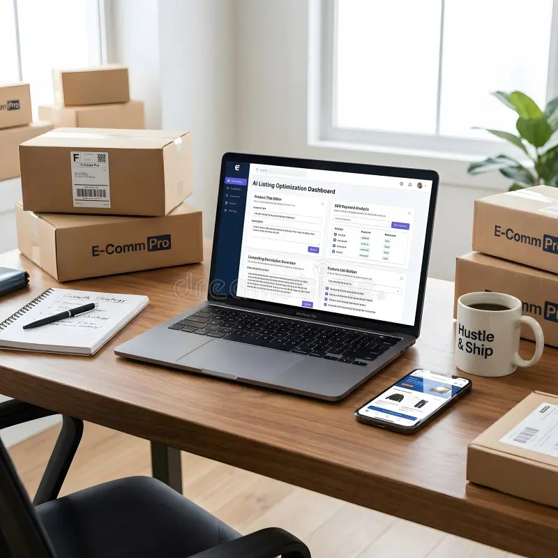 Custom ecommerce solution dashboard and multi-channel fulfillment workflow